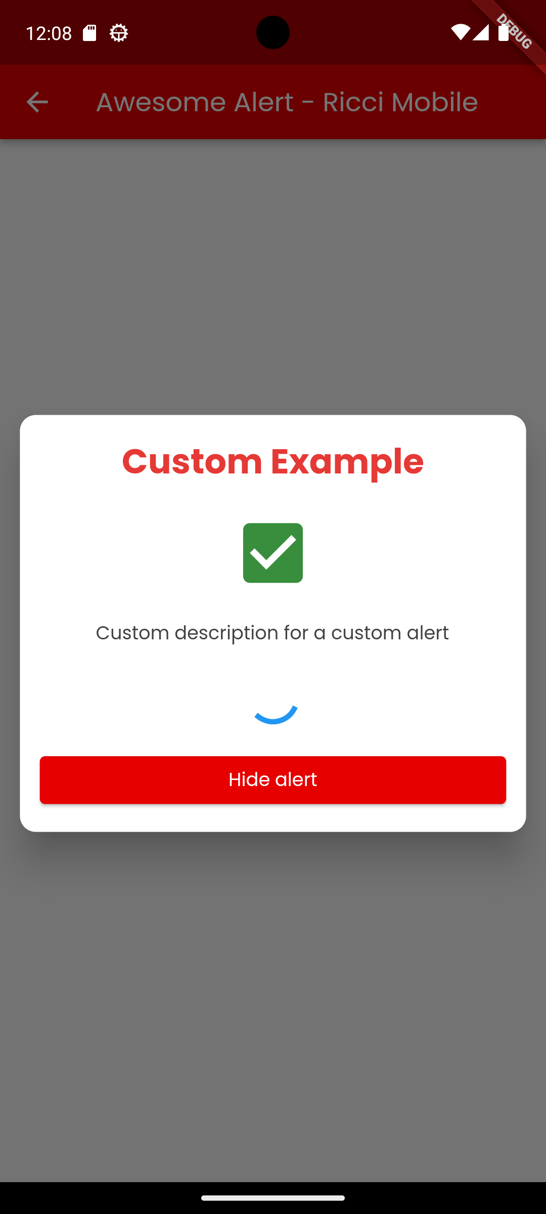 Custom example